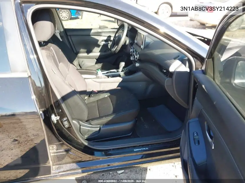 3N1AB8CV3SY214223 2025 Nissan Sentra Sv