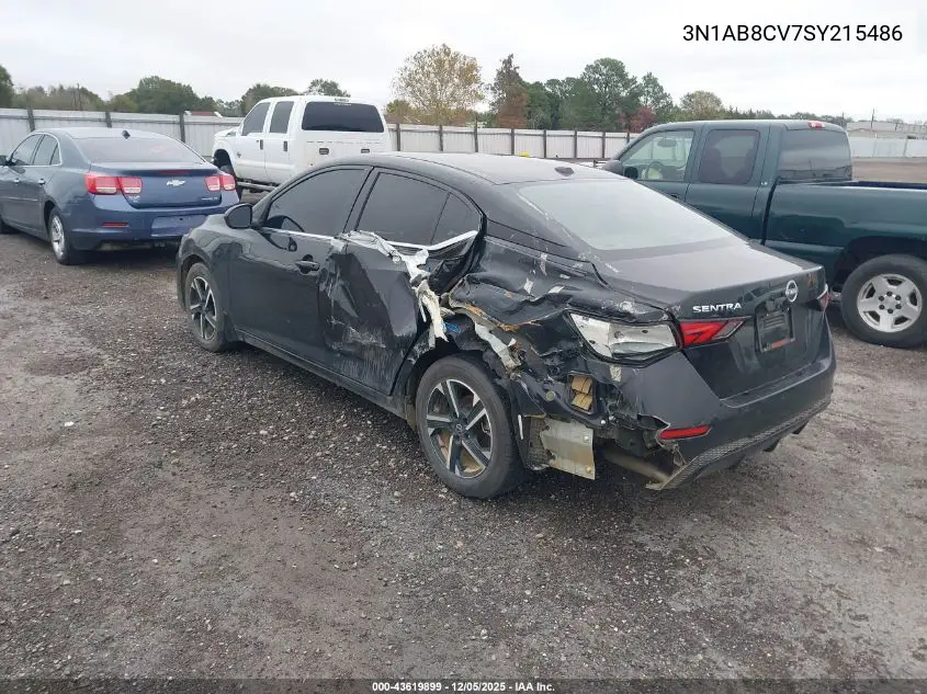 3N1AB8CV7SY215486 2025 Nissan Sentra Sv