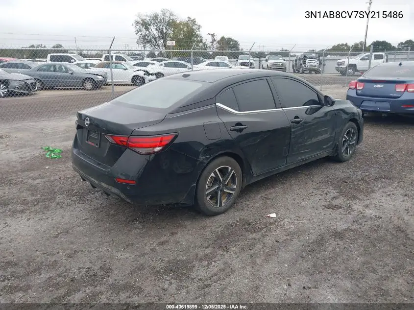 3N1AB8CV7SY215486 2025 Nissan Sentra Sv