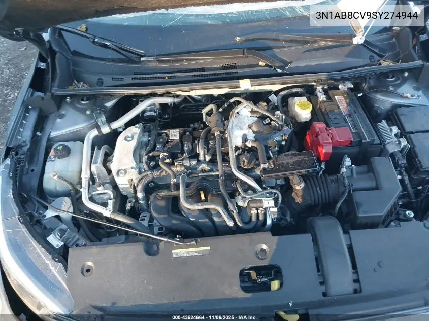 3N1AB8CV9SY274944 2025 Nissan Sentra Sv