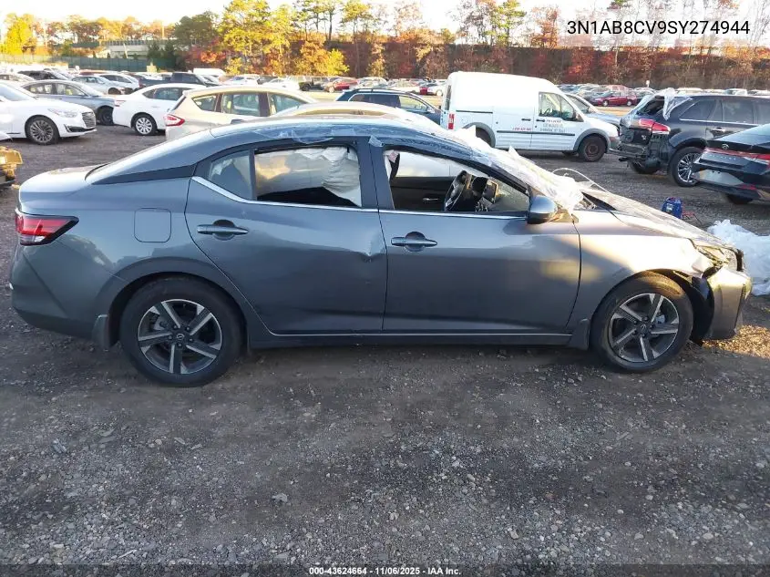 3N1AB8CV9SY274944 2025 Nissan Sentra Sv