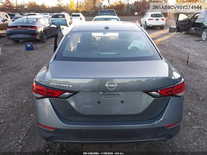 3N1AB8CV9SY274944 2025 Nissan Sentra Sv