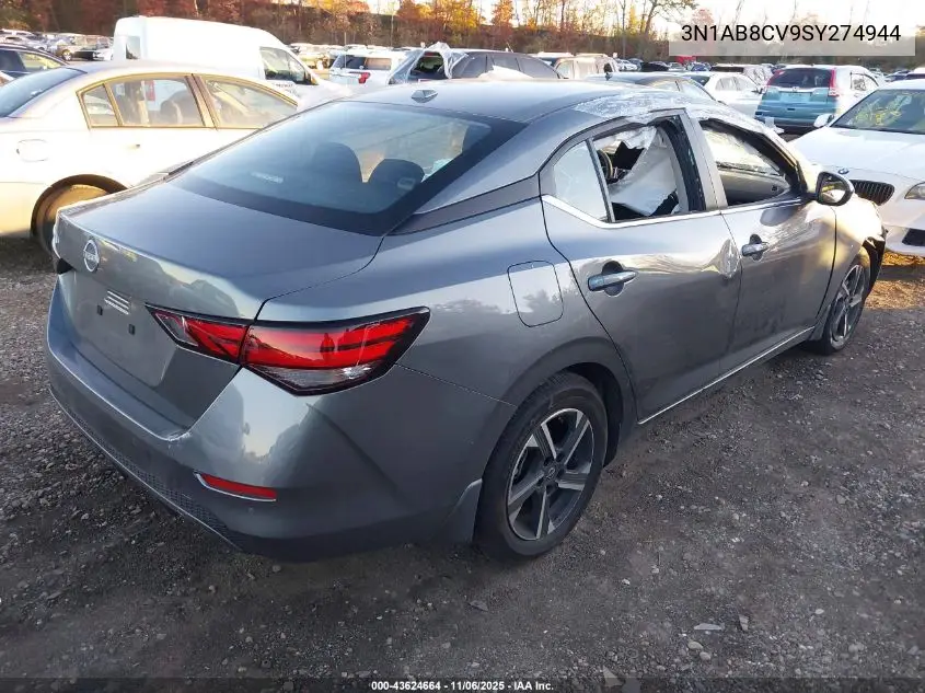 3N1AB8CV9SY274944 2025 Nissan Sentra Sv