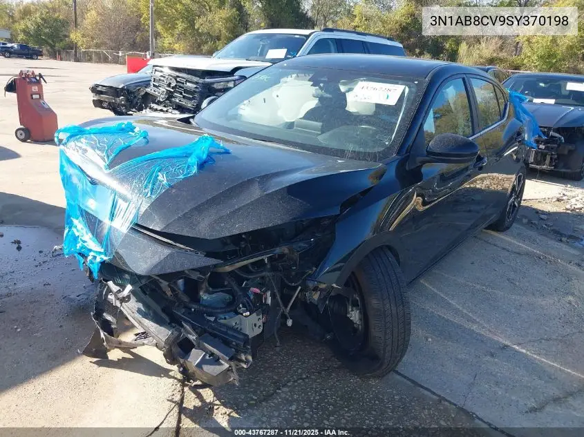 3N1AB8CV9SY370198 2025 Nissan Sentra Sv