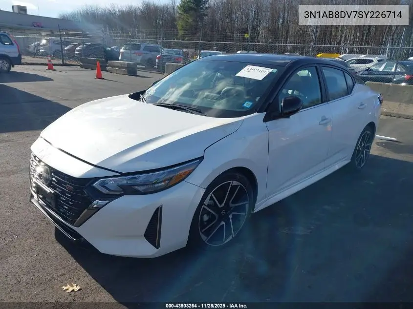 3N1AB8DV7SY226714 2025 Nissan Sentra Sr