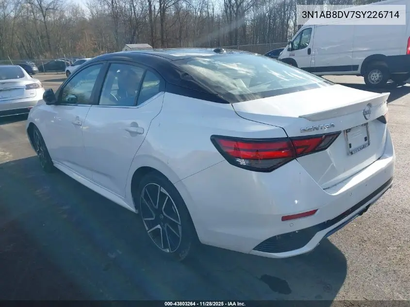 3N1AB8DV7SY226714 2025 Nissan Sentra Sr