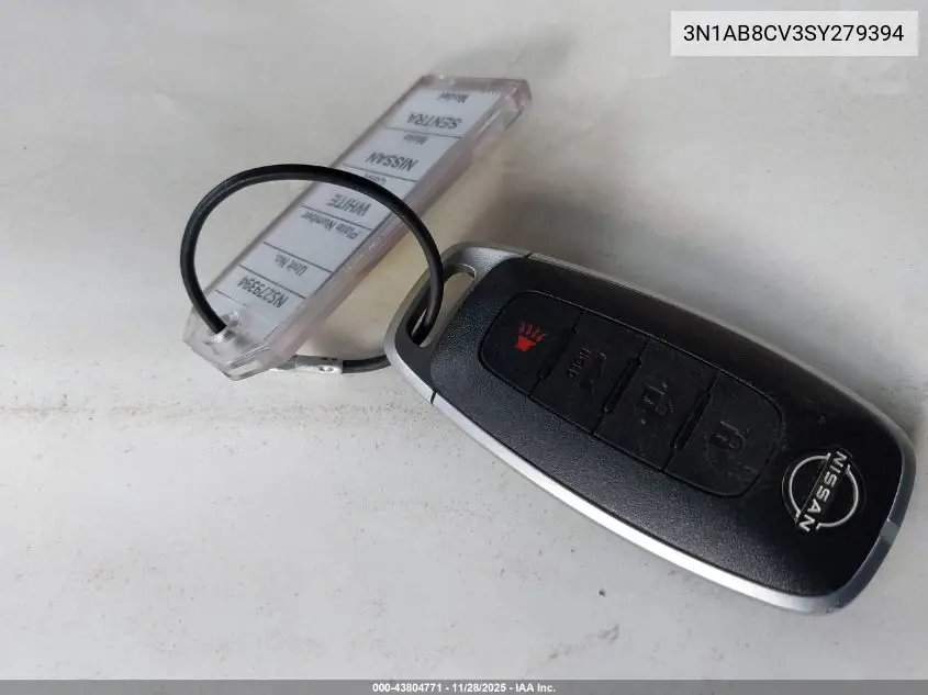 3N1AB8CV3SY279394 2025 Nissan Sentra Sv