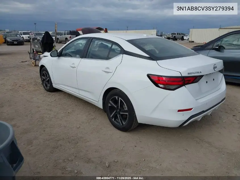3N1AB8CV3SY279394 2025 Nissan Sentra Sv