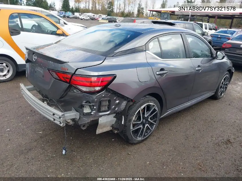 3N1AB8DV7SY321578 2025 Nissan Sentra Sr
