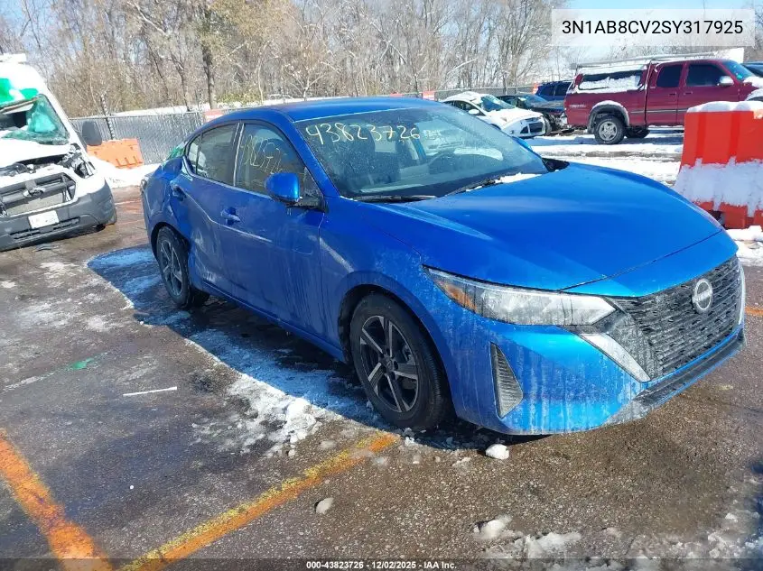 3N1AB8CV2SY317925 2025 Nissan Sentra Sv