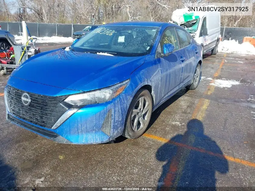 3N1AB8CV2SY317925 2025 Nissan Sentra Sv