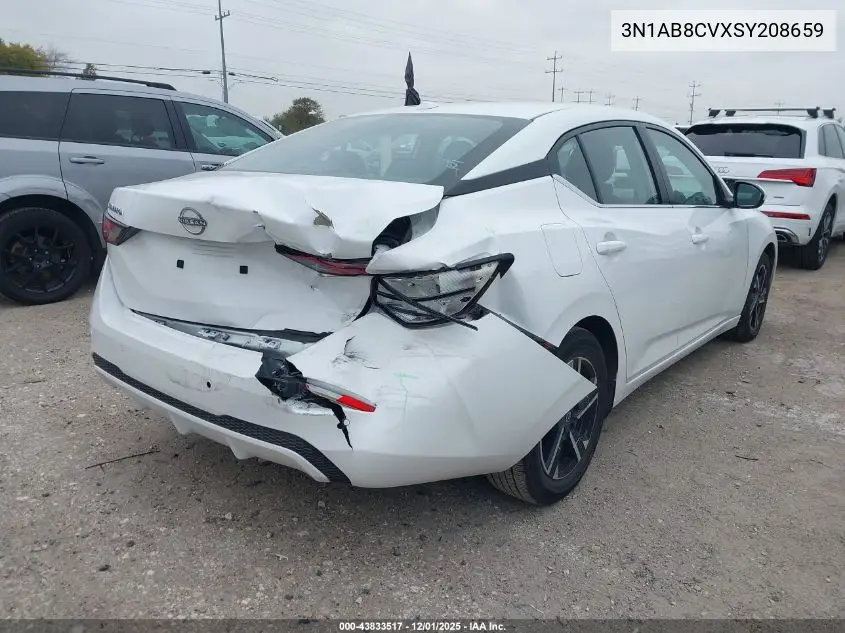 3N1AB8CVXSY208659 2025 Nissan Sentra Sv
