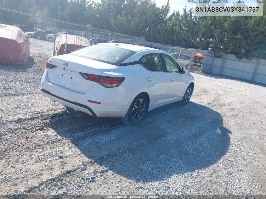 3N1AB8CV0SY341737 2025 Nissan Sentra Sv