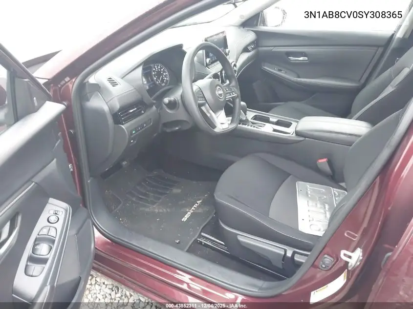 3N1AB8CV0SY308365 2025 Nissan Sentra Sv