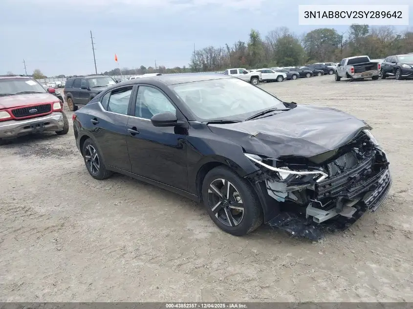 3N1AB8CV2SY289642 2025 Nissan Sentra Sv