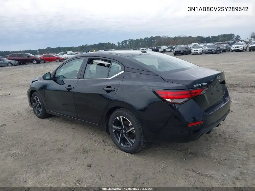 3N1AB8CV2SY289642 2025 Nissan Sentra Sv