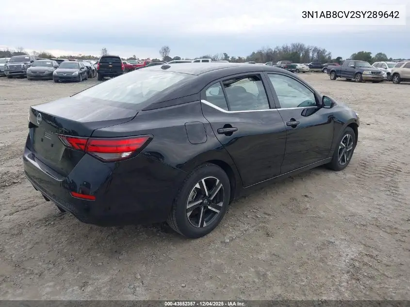 3N1AB8CV2SY289642 2025 Nissan Sentra Sv