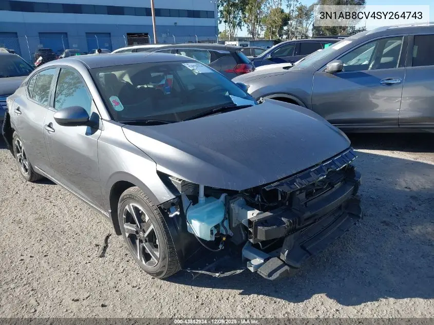 3N1AB8CV4SY264743 2025 Nissan Sentra Sv