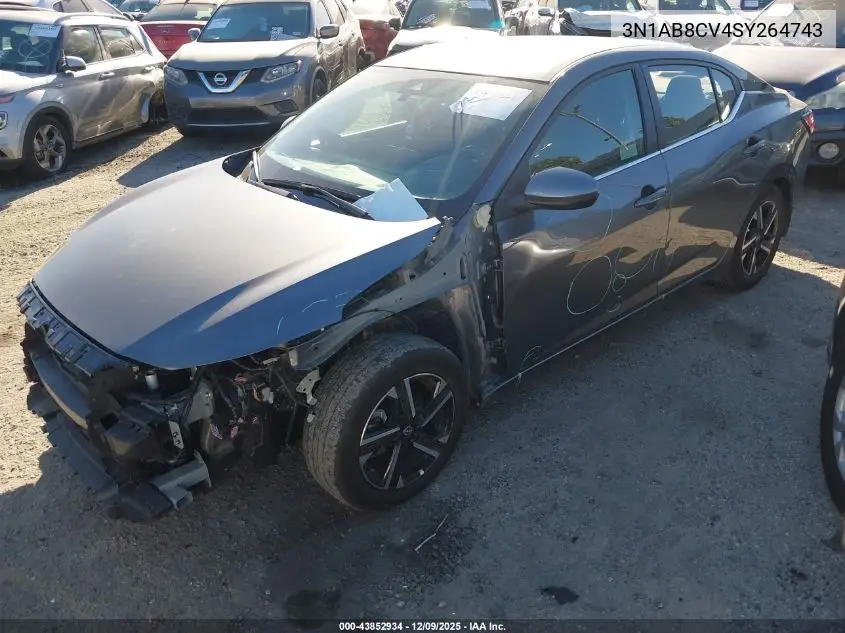 3N1AB8CV4SY264743 2025 Nissan Sentra Sv