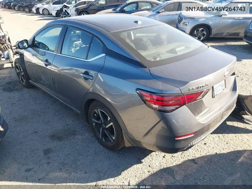3N1AB8CV4SY264743 2025 Nissan Sentra Sv