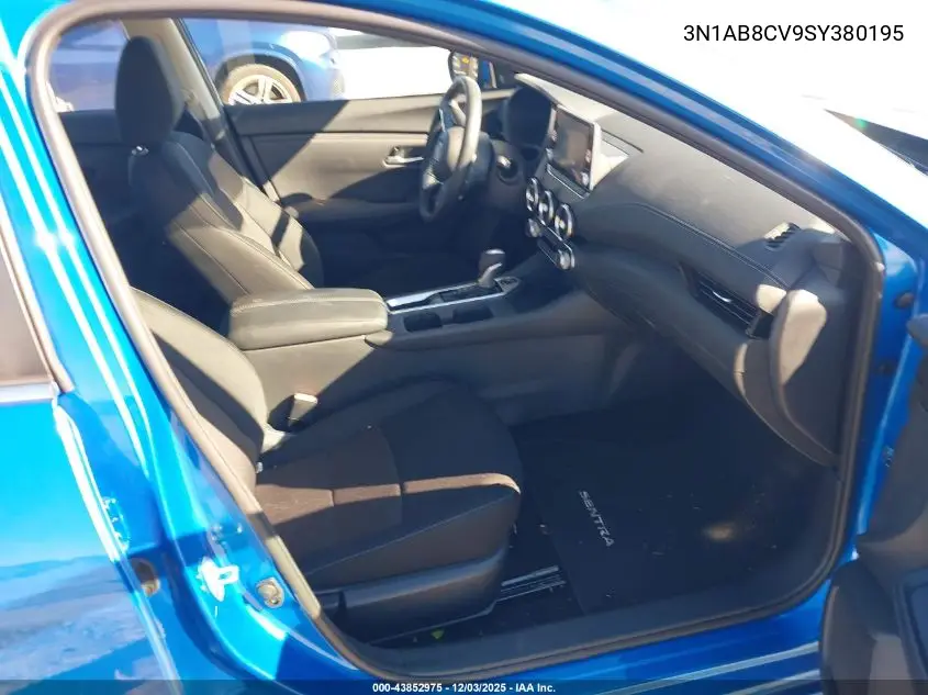 3N1AB8CV9SY380195 2025 Nissan Sentra Sv