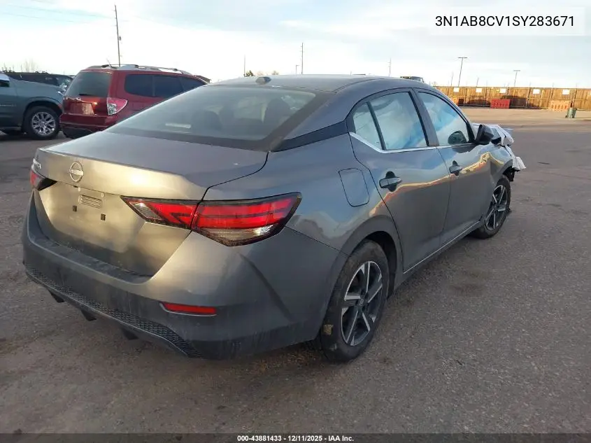 3N1AB8CV1SY283671 2025 Nissan Sentra Sv
