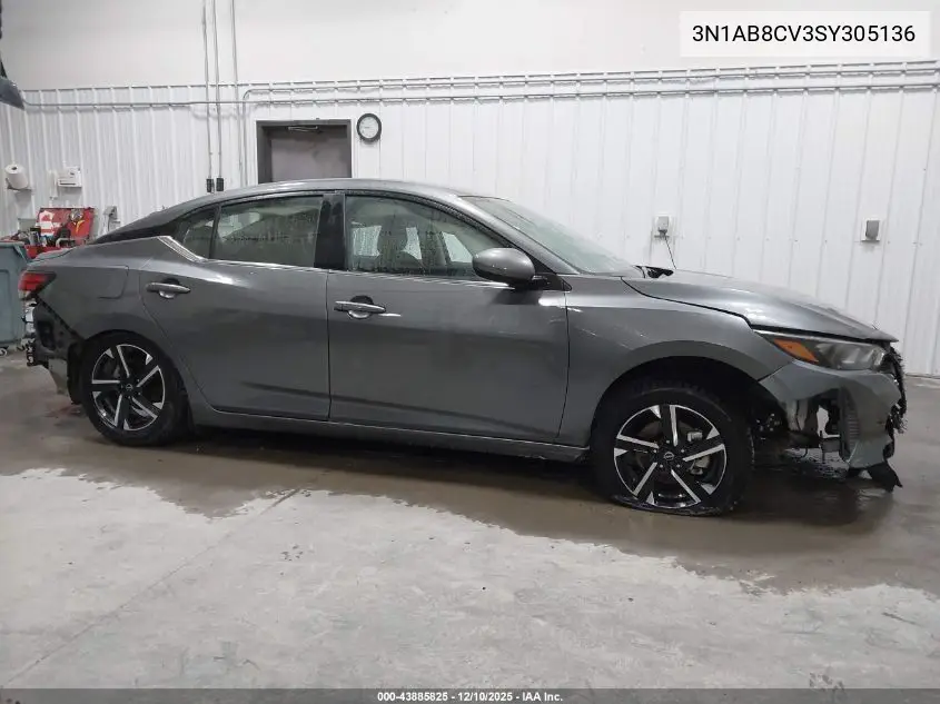 3N1AB8CV3SY305136 2025 Nissan Sentra Sv