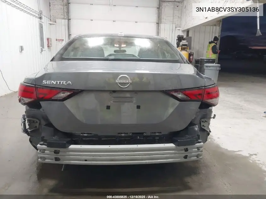 3N1AB8CV3SY305136 2025 Nissan Sentra Sv