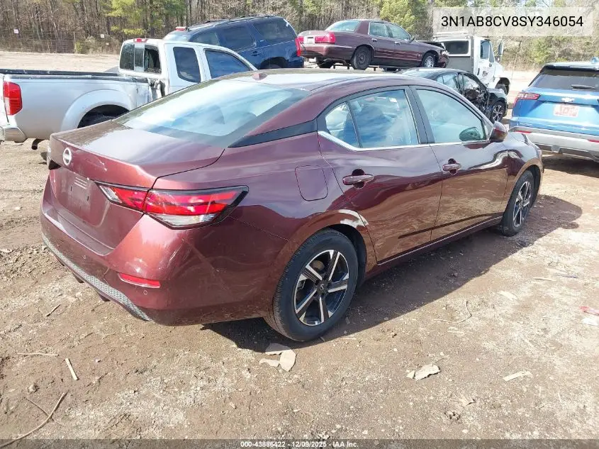 3N1AB8CV8SY346054 2025 Nissan Sentra Sv