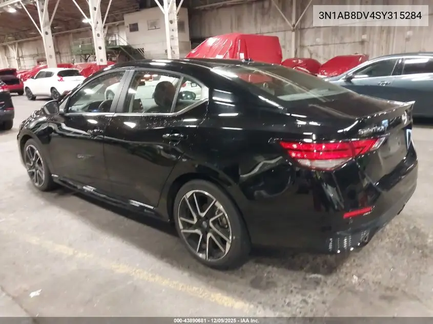 3N1AB8DV4SY315284 2025 Nissan Sentra Sr