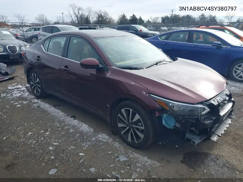 3N1AB8CV4SY380797 2025 Nissan Sentra Sv