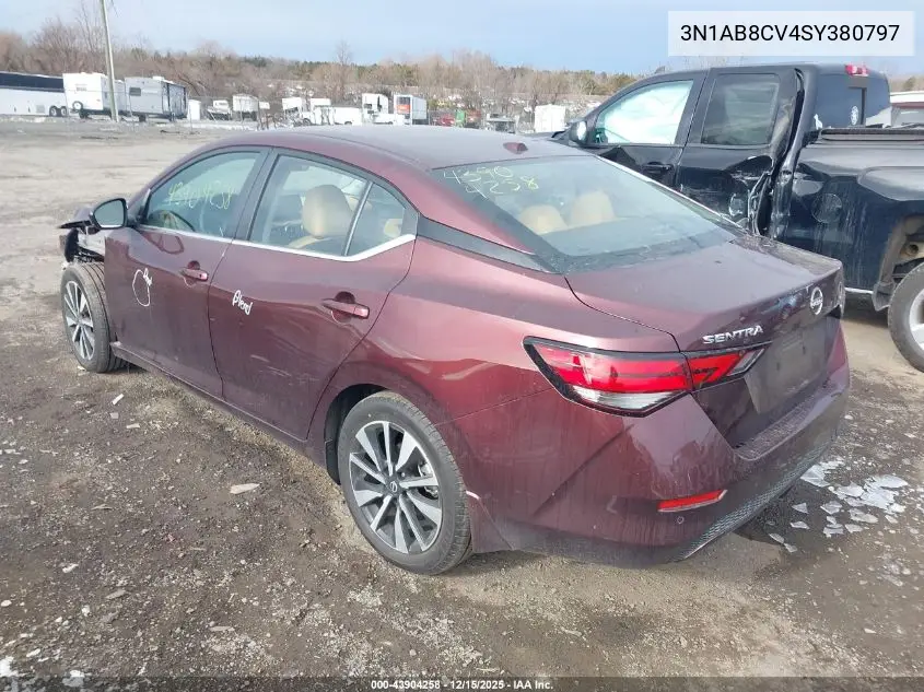 3N1AB8CV4SY380797 2025 Nissan Sentra Sv