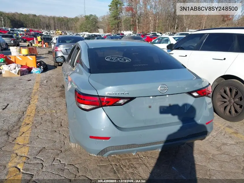 3N1AB8CV8SY248500 2025 Nissan Sentra Sv