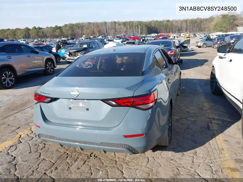 3N1AB8CV8SY248500 2025 Nissan Sentra Sv