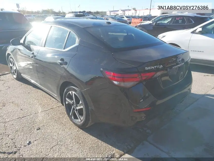 3N1AB8CV0SY276386 2025 Nissan Sentra Sv
