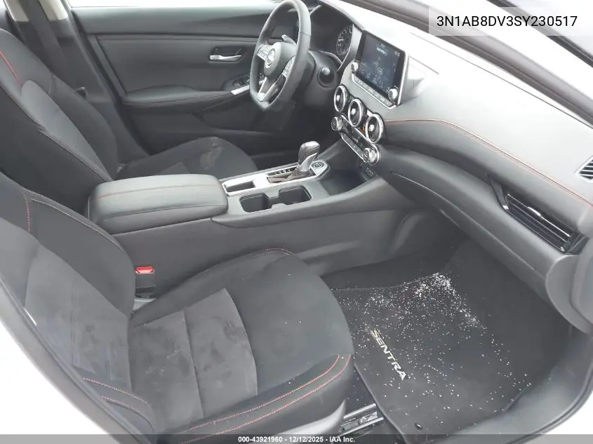 3N1AB8DV3SY230517 2025 Nissan Sentra Sr
