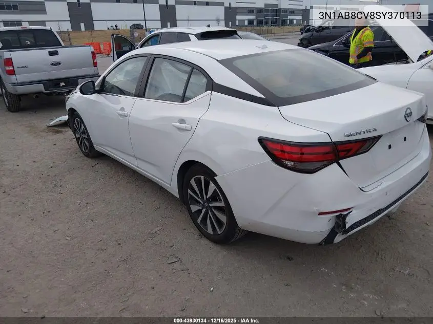 3N1AB8CV8SY370113 2025 Nissan Sentra Sv