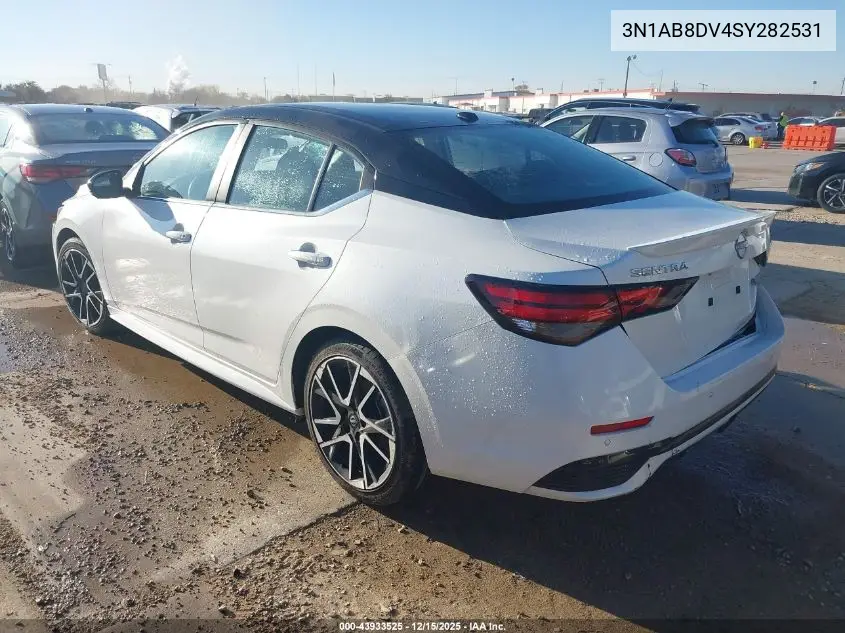 3N1AB8DV4SY282531 2025 Nissan Sentra Sr