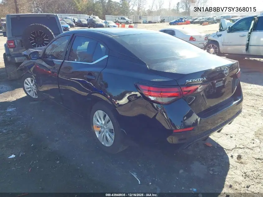 3N1AB8BV7SY368015 2025 Nissan Sentra S