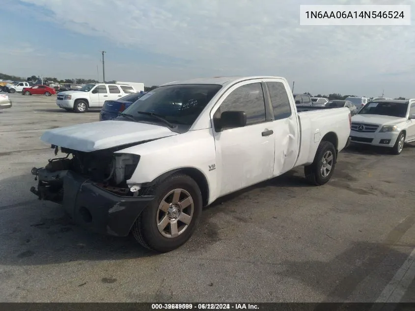 1N6AA06A14N546524 2004 Nissan Titan Xe