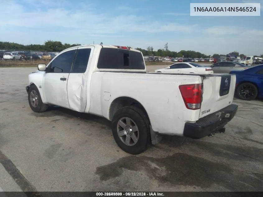 1N6AA06A14N546524 2004 Nissan Titan Xe