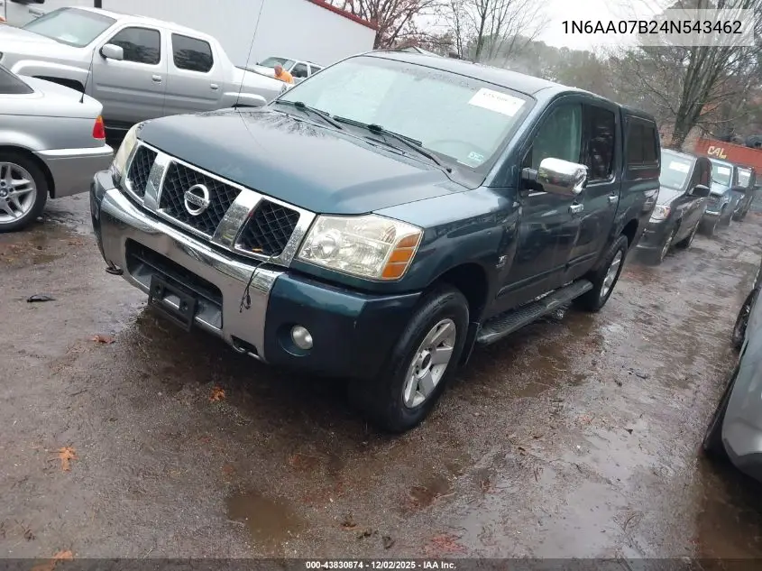 1N6AA07B24N543462 2004 Nissan Titan Le