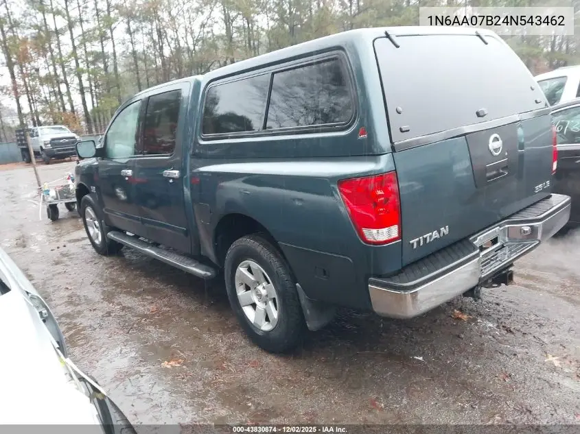 1N6AA07B24N543462 2004 Nissan Titan Le
