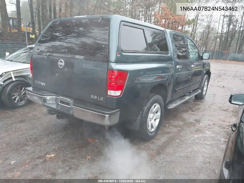 1N6AA07B24N543462 2004 Nissan Titan Le