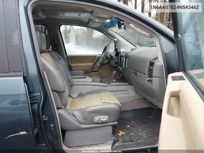 1N6AA07B24N543462 2004 Nissan Titan Le