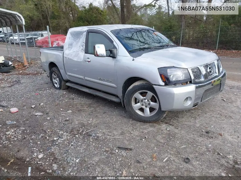 1N6BA07A55N531030 2005 Nissan Titan Le