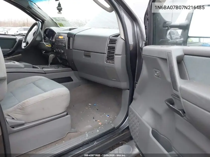 1N6BA07B07N216485 2007 Nissan Titan Se