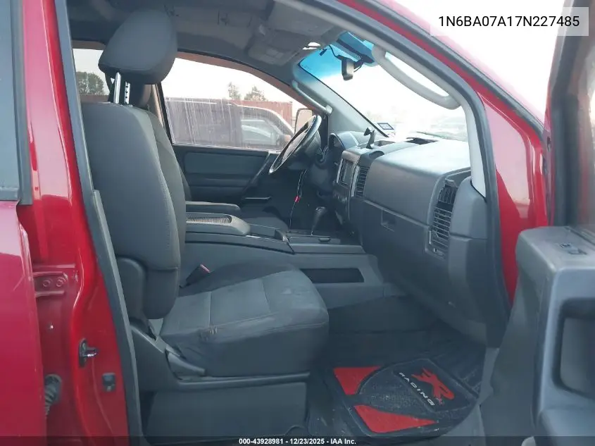 1N6BA07A17N227485 2007 Nissan Titan Se