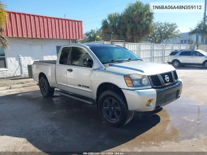 1N6BA06A48N359112 2008 Nissan Titan Le/Se/Xe