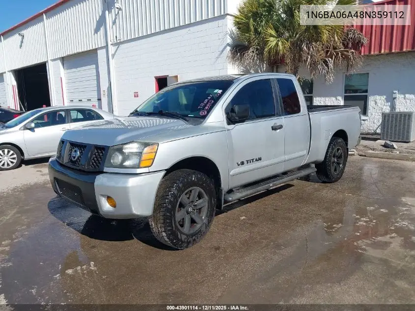 1N6BA06A48N359112 2008 Nissan Titan Le/Se/Xe